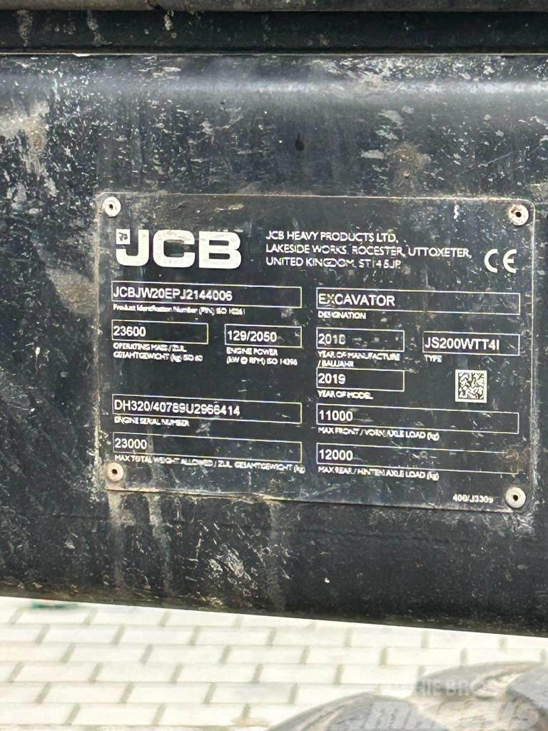 JCB JS 200 W Wheeled excavators