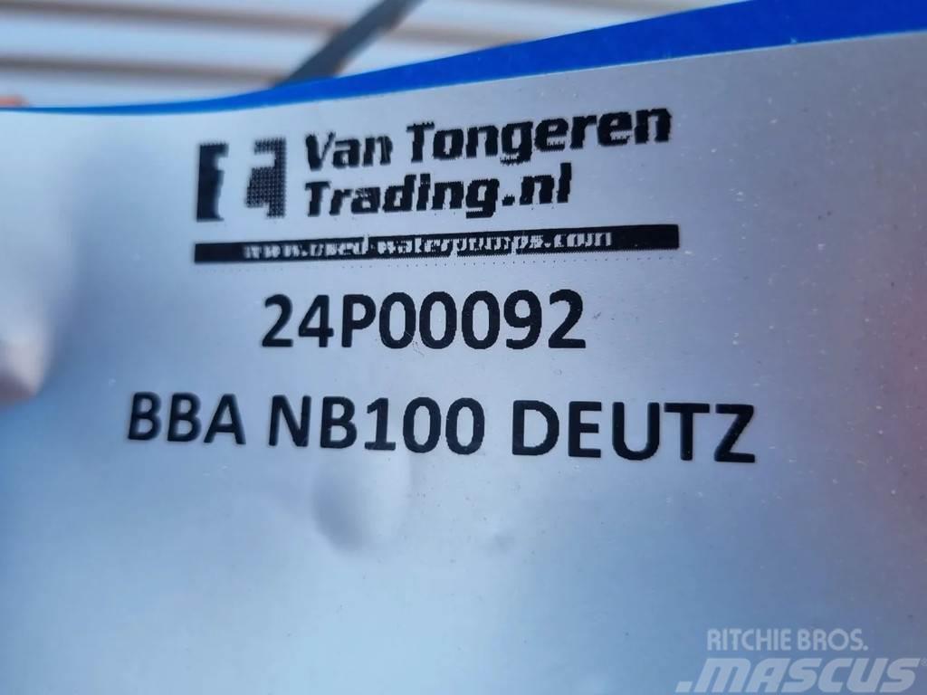 BBA NB100 + DEUTZ F2L 1011F Waterpumps