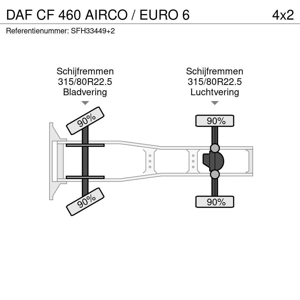 DAF CF 460 AIRCO / EURO 6 Truck Tractor Units