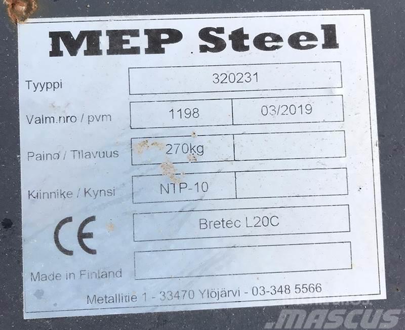  MEP Steel BRETEC L20C ISKUVASARAN KIINNIKELEVY NTP Other components