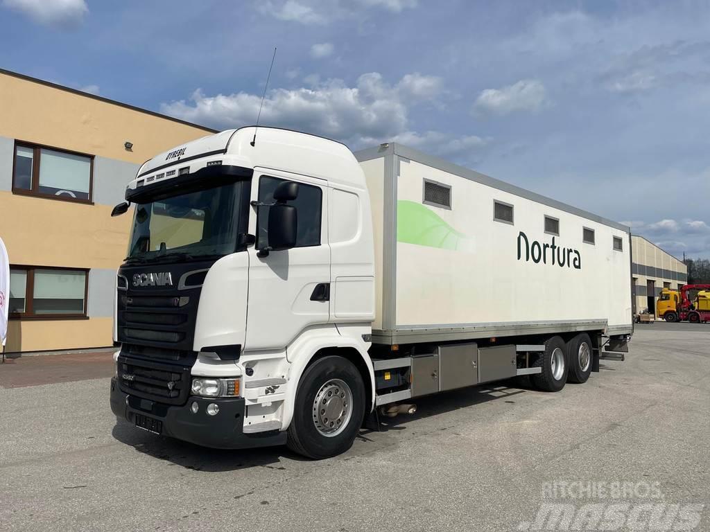 Scania R580 6X2 EURO6 + RETARDER Livestock carrying trucks