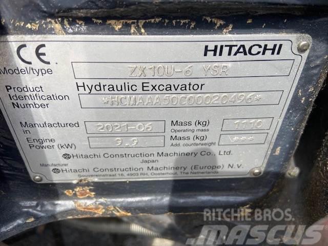 Hitachi ZX10U-6 Minigraafmachine Other farming machines