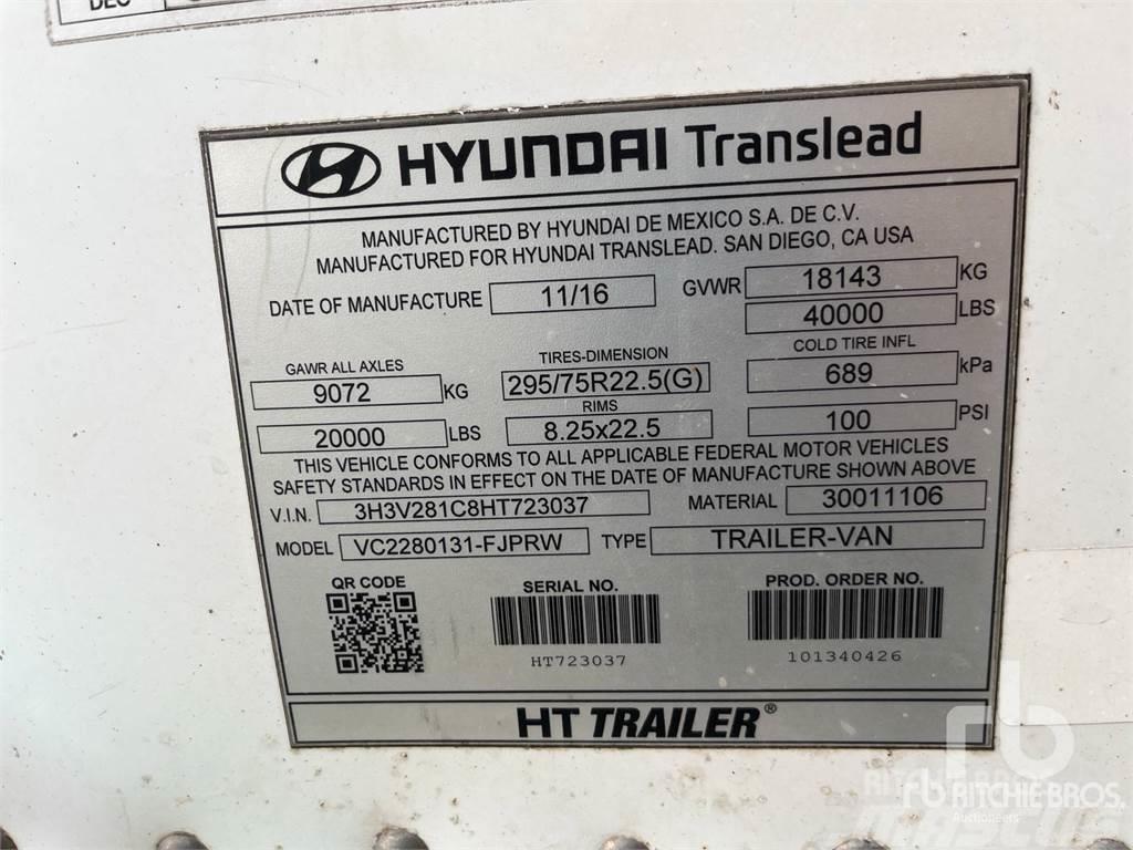 Hyundai VI2280151-FJPR Box body semi-trailers