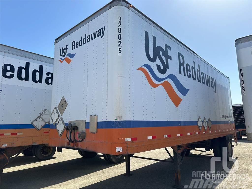 Strick 28 ft x 102 in S/A Box body semi-trailers