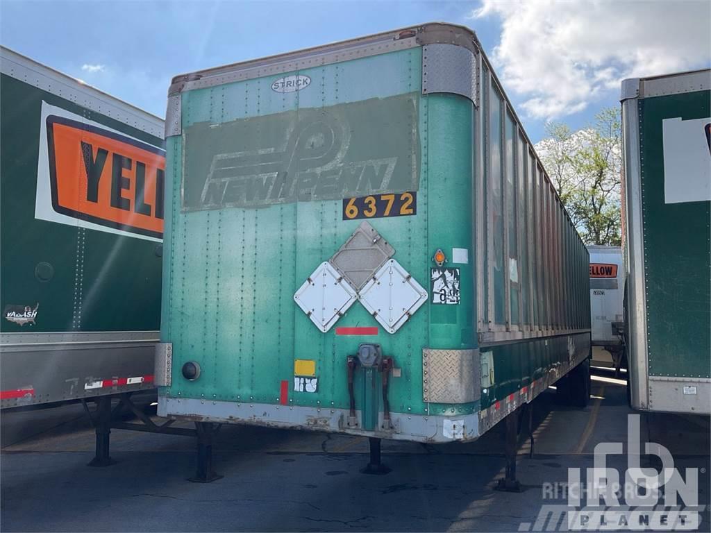 Strick 45 ft x 96 in T/A Box body semi-trailers