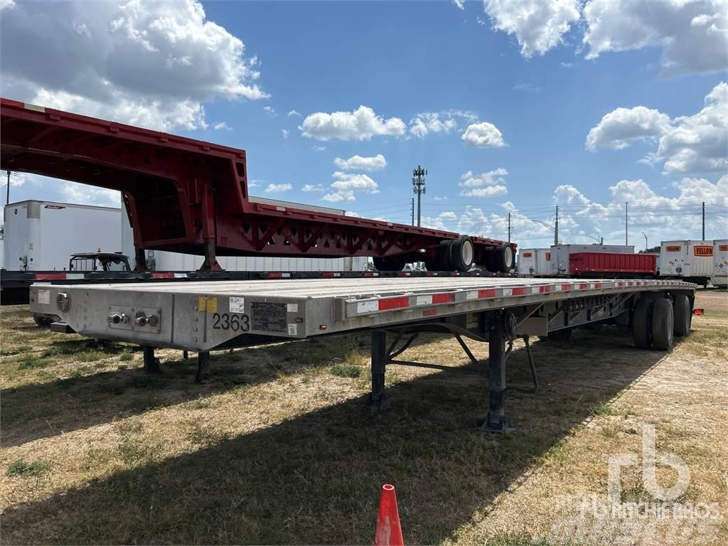 Transcraft 53 ft T/A Spread Axle Flatbed/Dropside semi-trailers