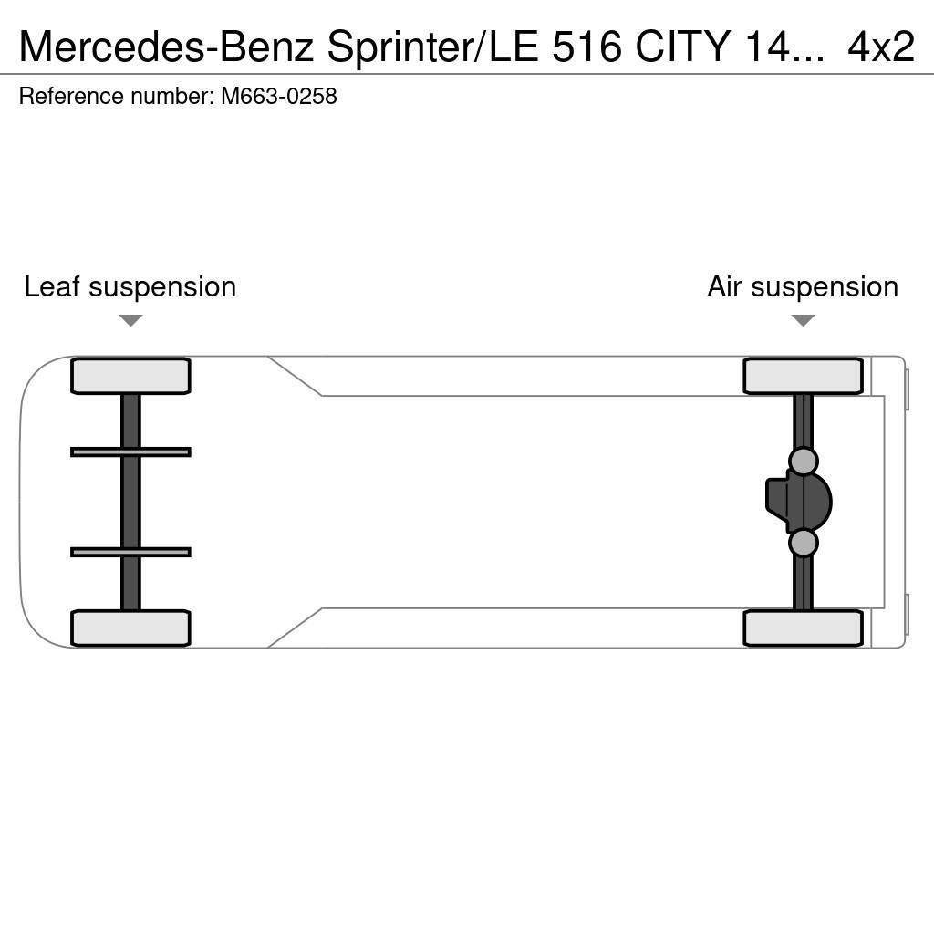 Mercedes-Benz Sprinter/LE 516 CITY 14 PCS AVAILABLE /PASSANGERS Mini buses