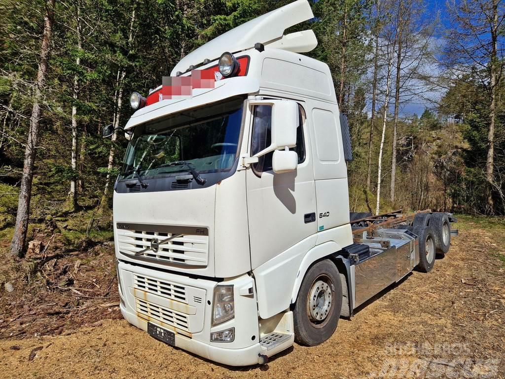 Volvo FH13 540 *6x2 *RETARDER *CHASSIS *VIDEO Chassis Cab trucks
