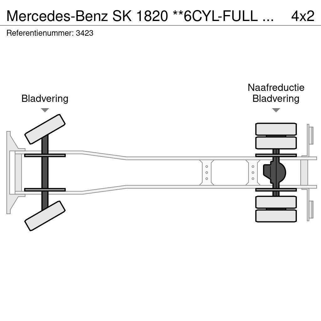 Mercedes-Benz SK 1820 **6CYL-FULL STEEL-BIG AXXLE** Skip loader trucks