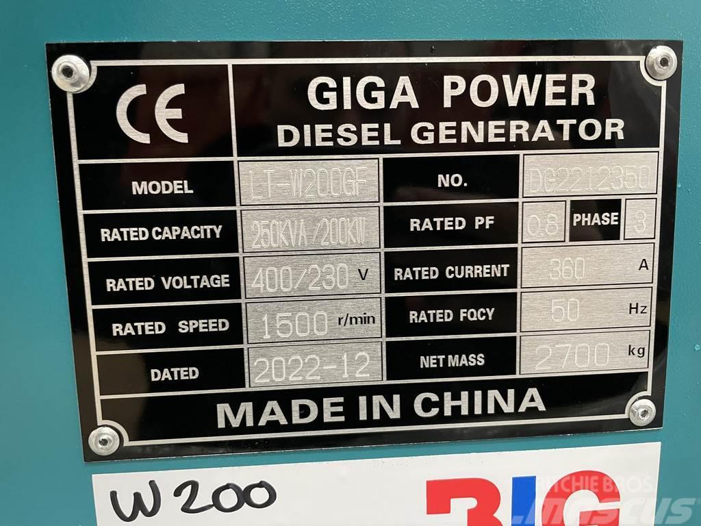  Giga power LT-W200GF 250KVA closed box Other Generators
