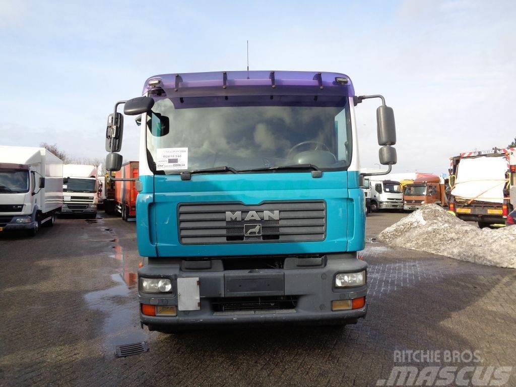 MAN TGM 18.240 + Dhollandia Lift Flatbed / Dropside trucks