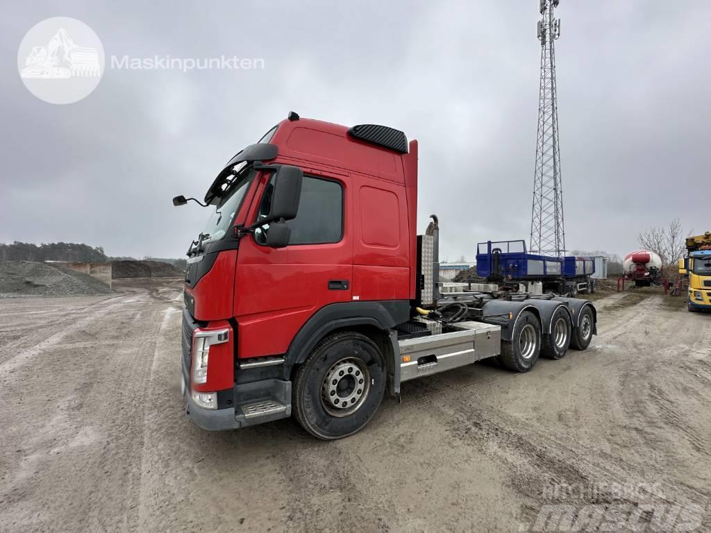 Volvo FM 420 LAXO + Lastväxlare + Betongroterare Container Frame trucks
