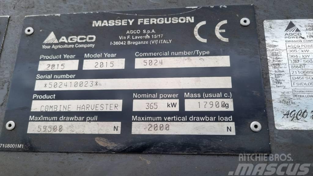 Massey Ferguson 9380 Combine harvesters