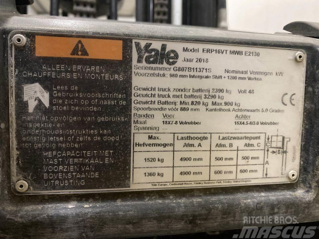 Yale ERP16VT Electric forklift trucks