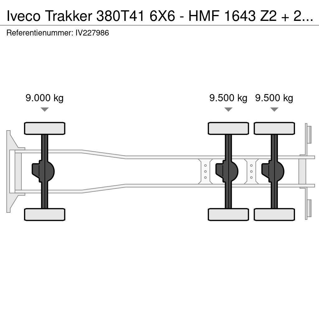 Iveco Trakker 380T41 6X6 - HMF 1643 Z2 + 2-WAY TIPPER Tipper trucks