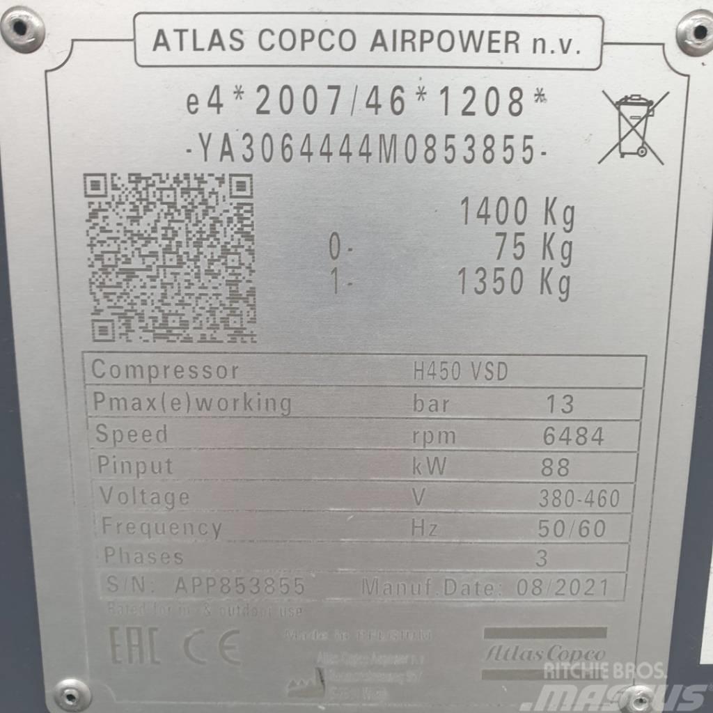Atlas Copco E-Air H450 VSD Compressors