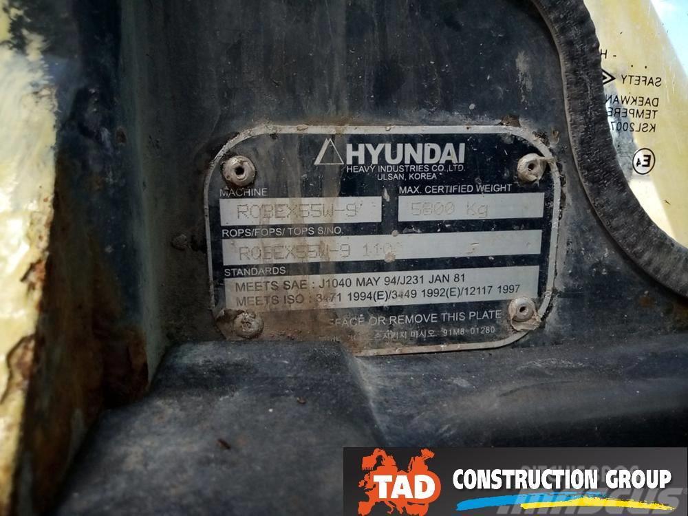 Hyundai Robex 55 W-9 Wheeled excavators