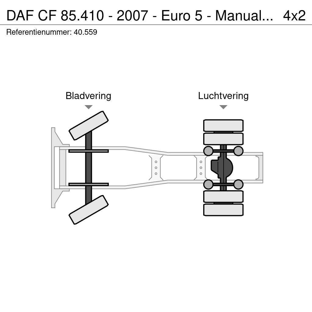 DAF CF 85.410 - 2007 - Euro 5 - Manual ZF - 40.559 Tractor Units