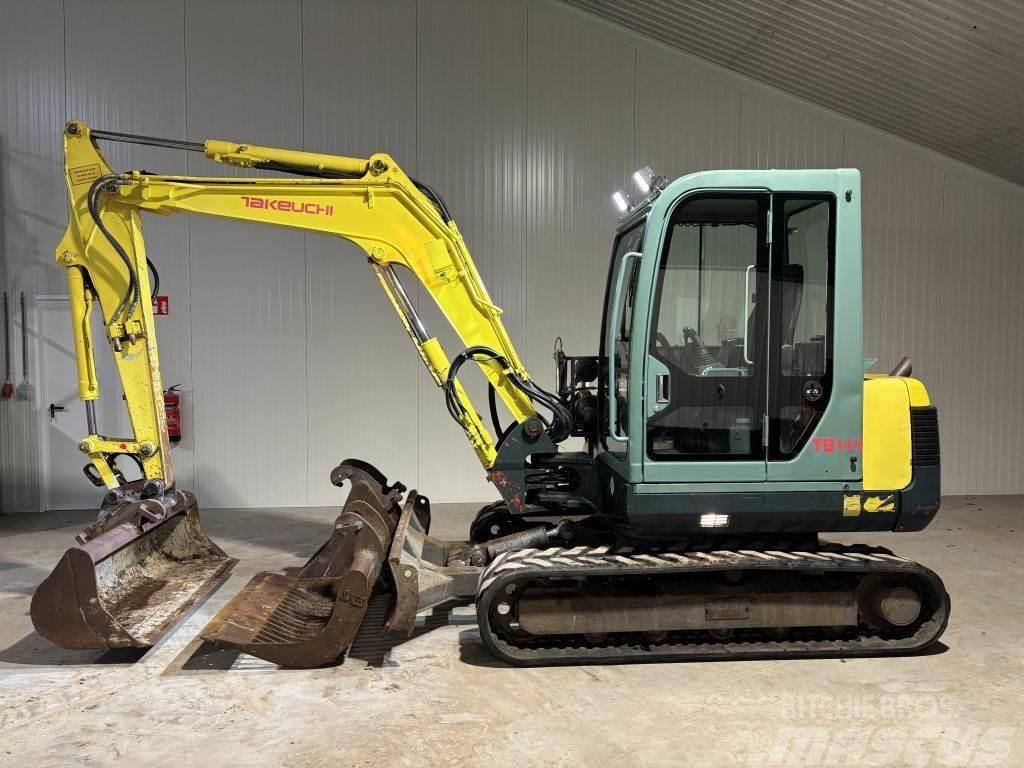 Takeuchi TB145 track excavator! Crawler excavators