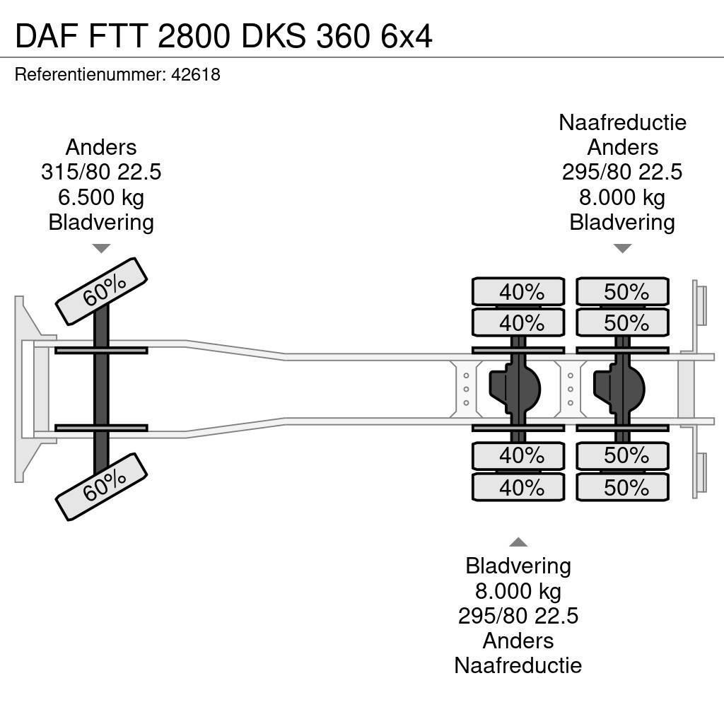 DAF FTT 2800 DKS 360 6x4 Recovery vehicles