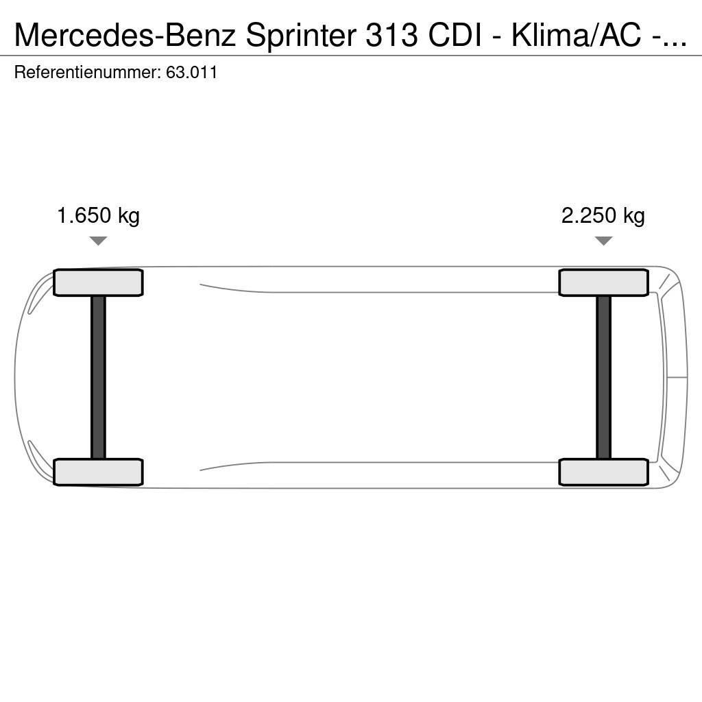 Mercedes-Benz Sprinter 313 CDI - Klima/AC - Joly B9 crane - 5 se Pick up/Dropside