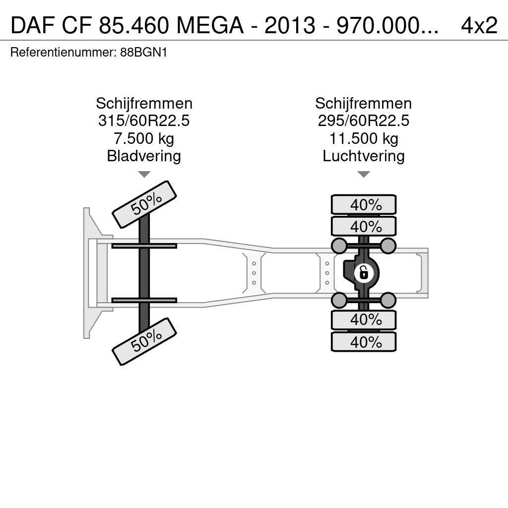 DAF CF 85.460 MEGA - 2013 - 970.000KM - AUTOMATIC - LO Tractor Units