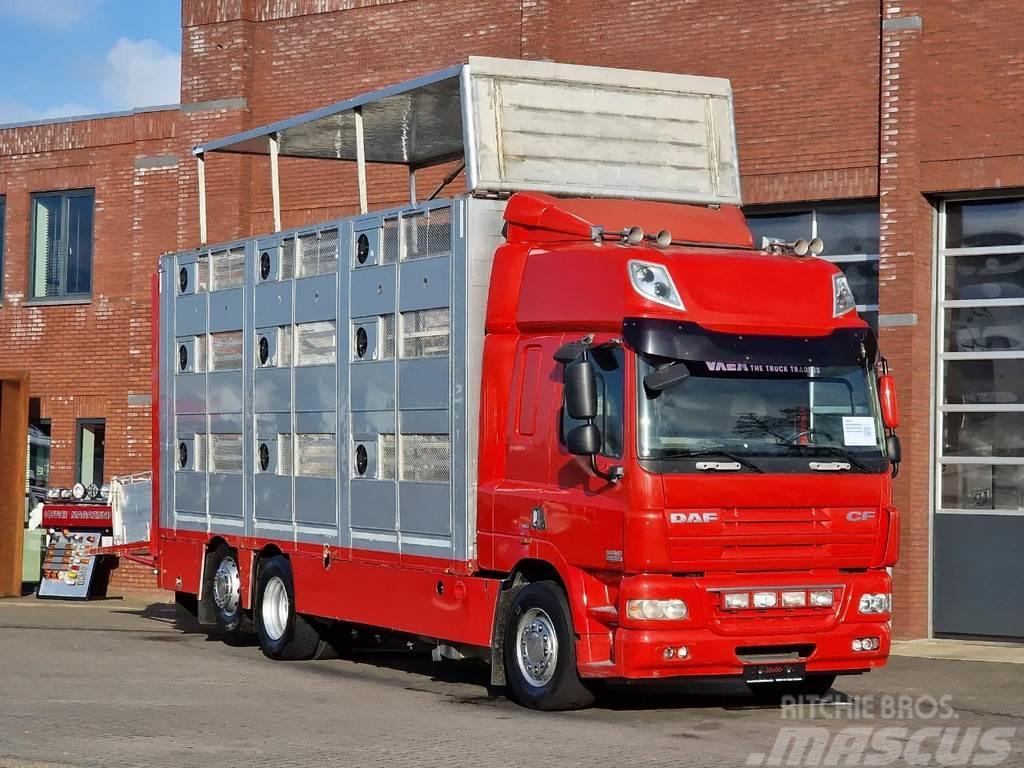 DAF CF 85.410 Spacecab 6x2*4 - Cuppers livestock 3 dec Animal transport trucks