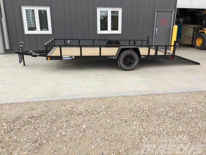  Aluminum Utility Trailer Phantom II Series 7' x 14 Vehicle transport trailers
