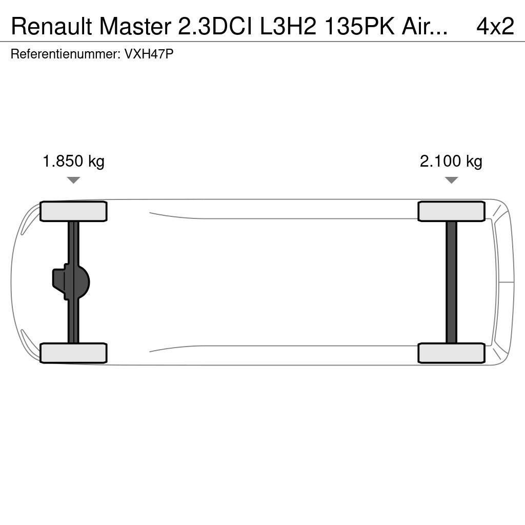 Renault Master 2.3DCI L3H2 135PK Airco Navi Cruisecontrol Box body