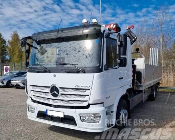 Mercedes-Benz Atego 1630 4x2 Kran/Flakbil, omgående leverans! Crane trucks