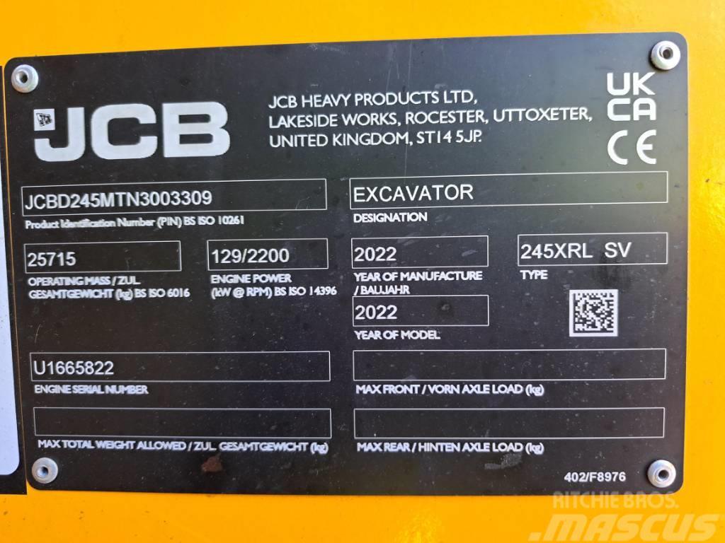 JCB 245 XR Crawler excavators