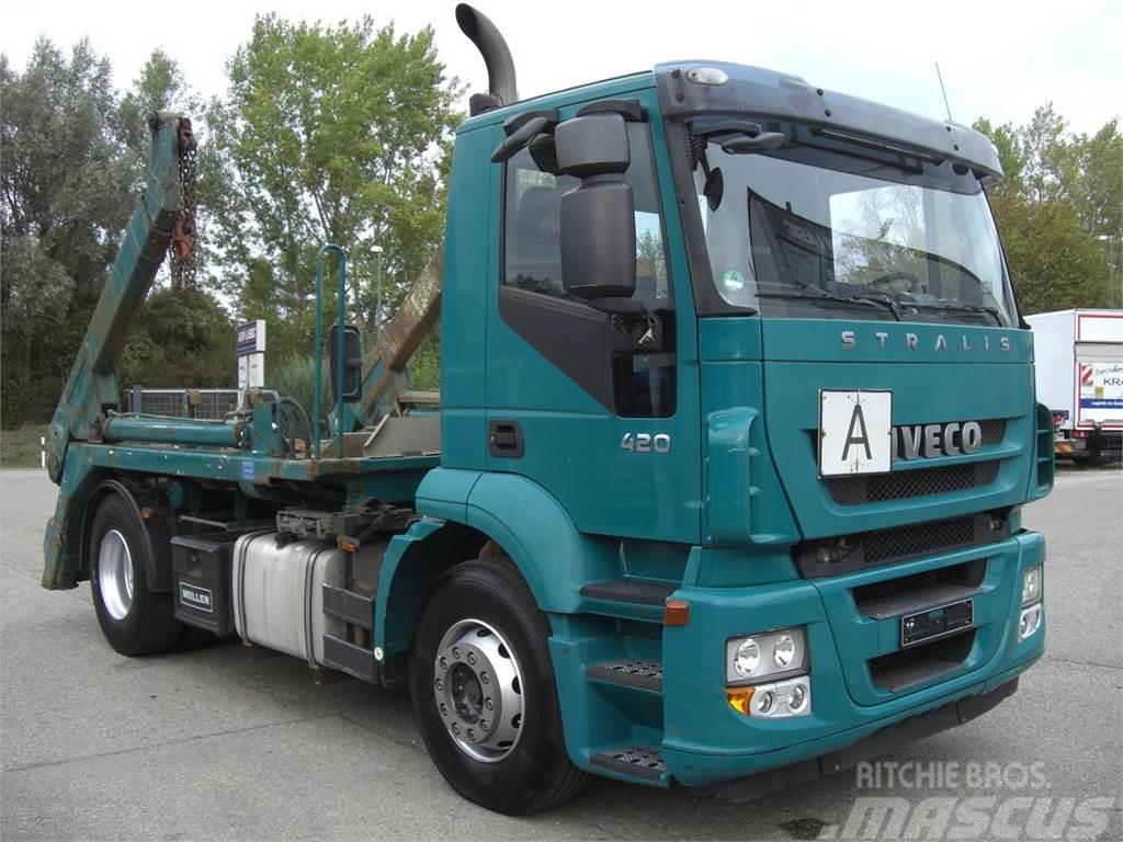 Iveco STRALIS 420 EEV / S042 Skip loader trucks