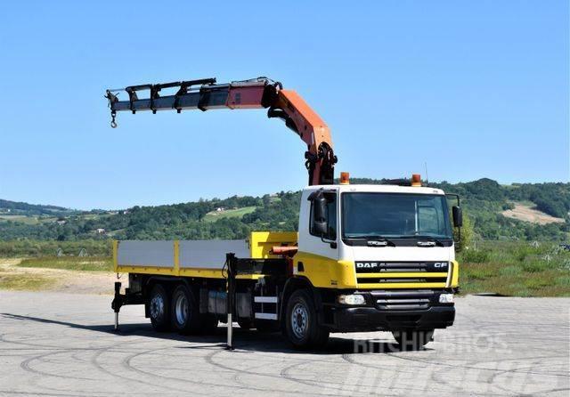 DAF CF 75.310 * PRITSCHE 7,00 m + KRAN * TOP Crane trucks