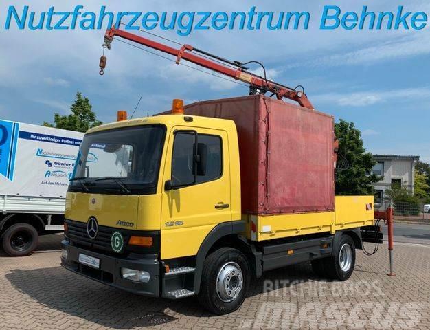 Mercedes-Benz Atego 1218 BB/Kran HIAB 035-2+Winde/ org. KM Flatbed / Dropside trucks