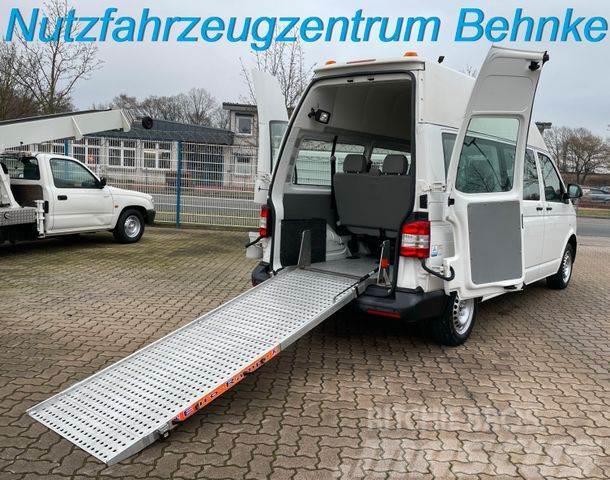 Volkswagen T5 Kombi/ 8 Sitze/ AC/ AMF Rollstuhlrampe Cars
