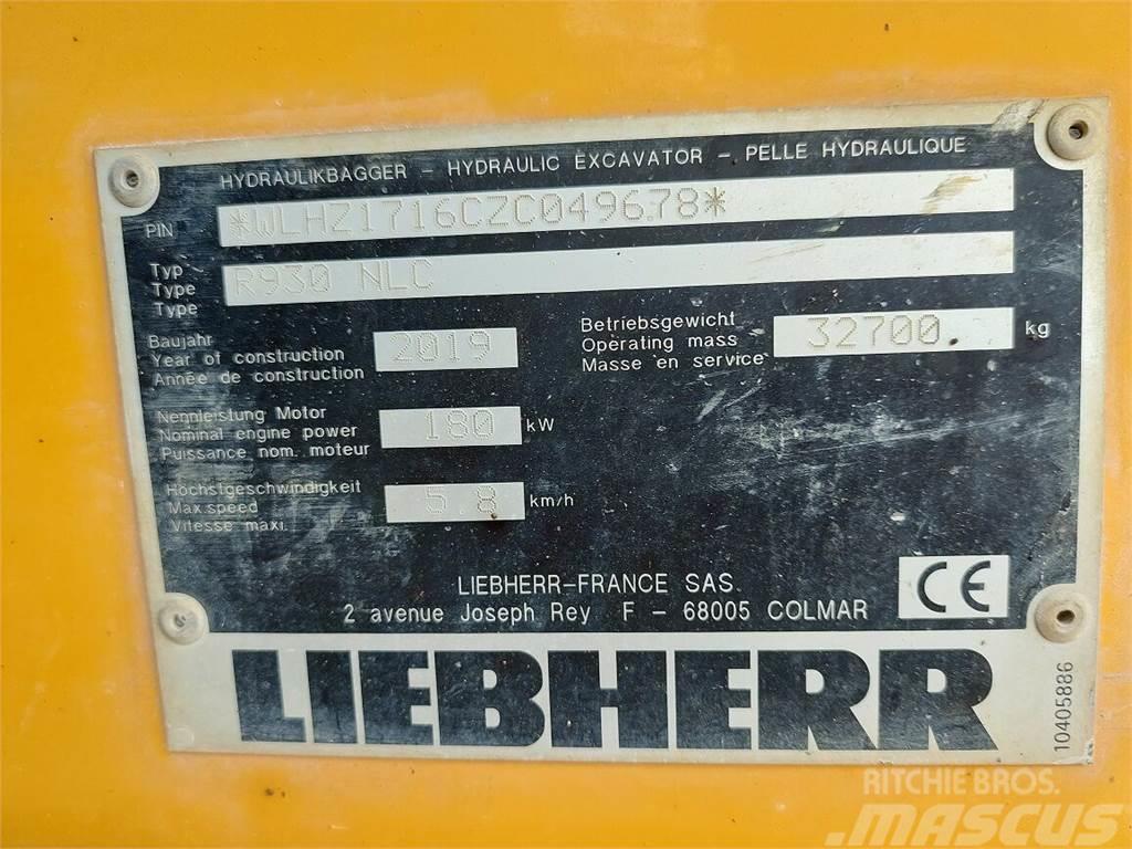 Liebherr R 930 NLC Crawler excavators