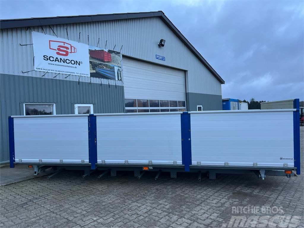  SVF 6,35 mtr tip lad fra Scania 8x2 Tipper trailers