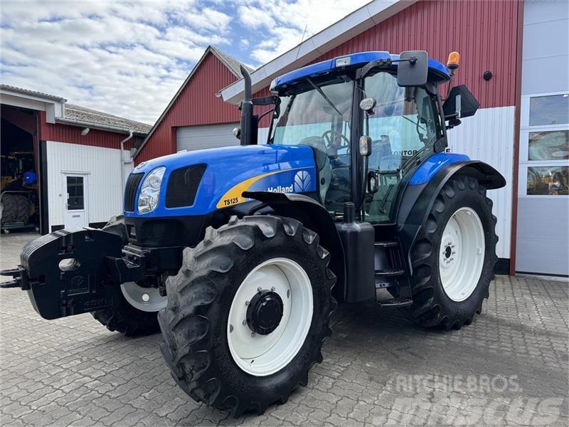 New Holland TS 125 A KUN 4600 TIMER! Tractors