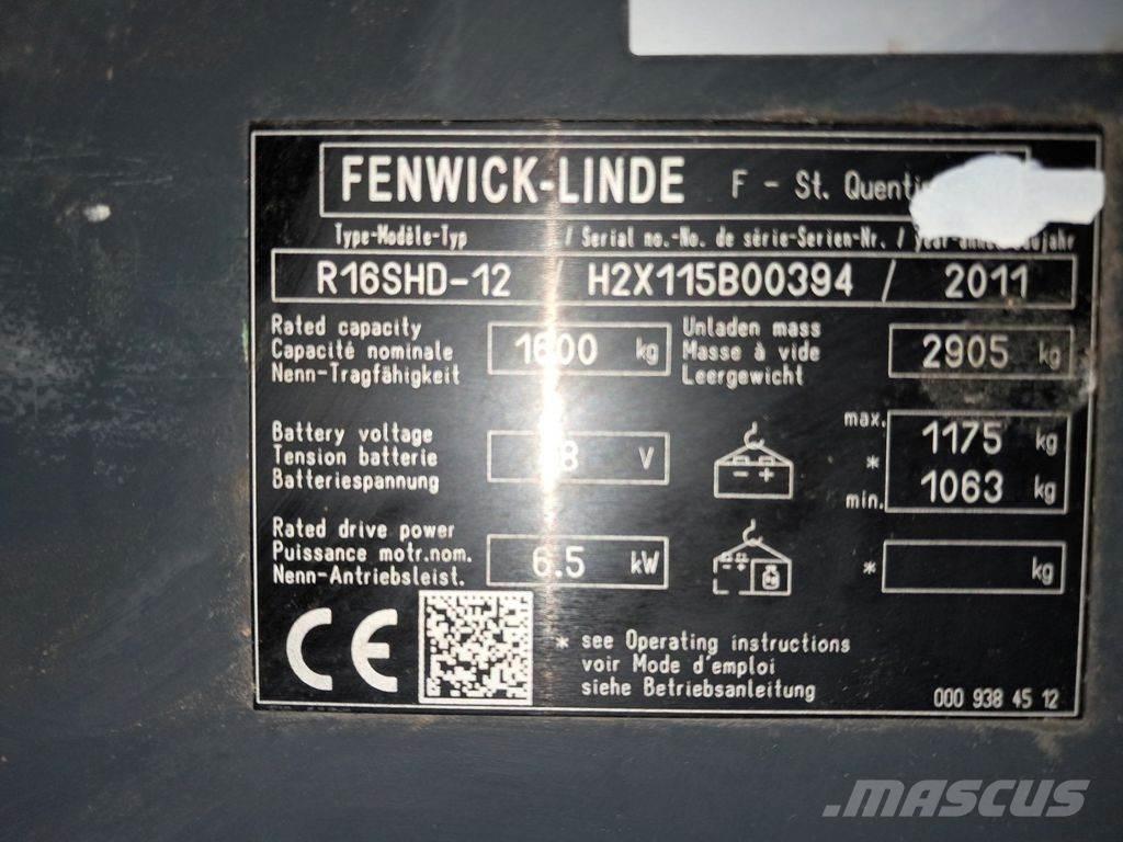 Linde R16SHD-12 Reach truck