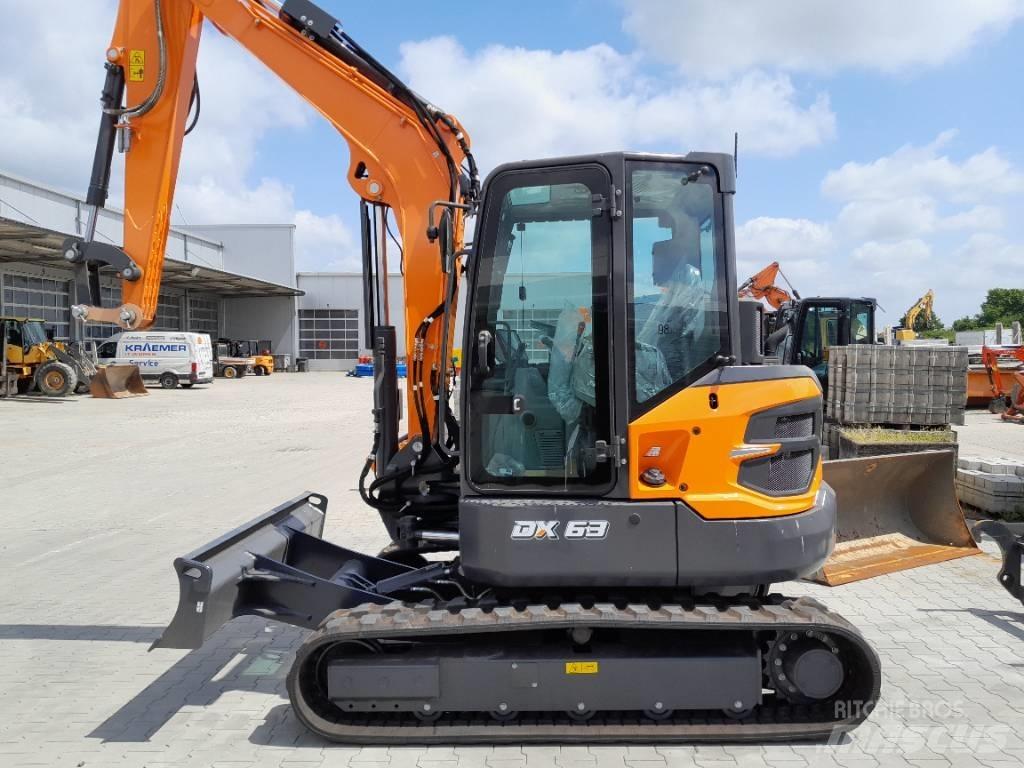 Doosan DX 63-7 Mini excavators < 7t