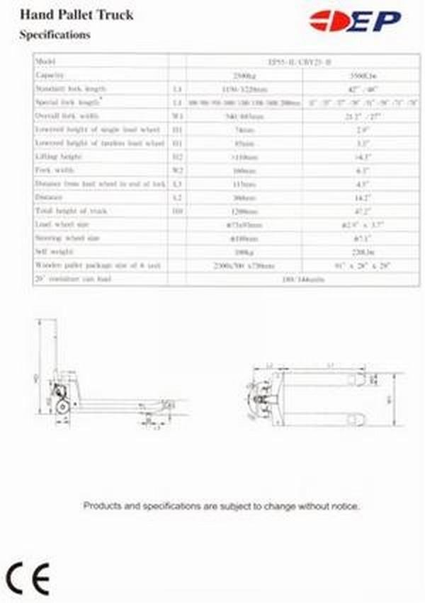 EP CYBII Hand pallet truck
