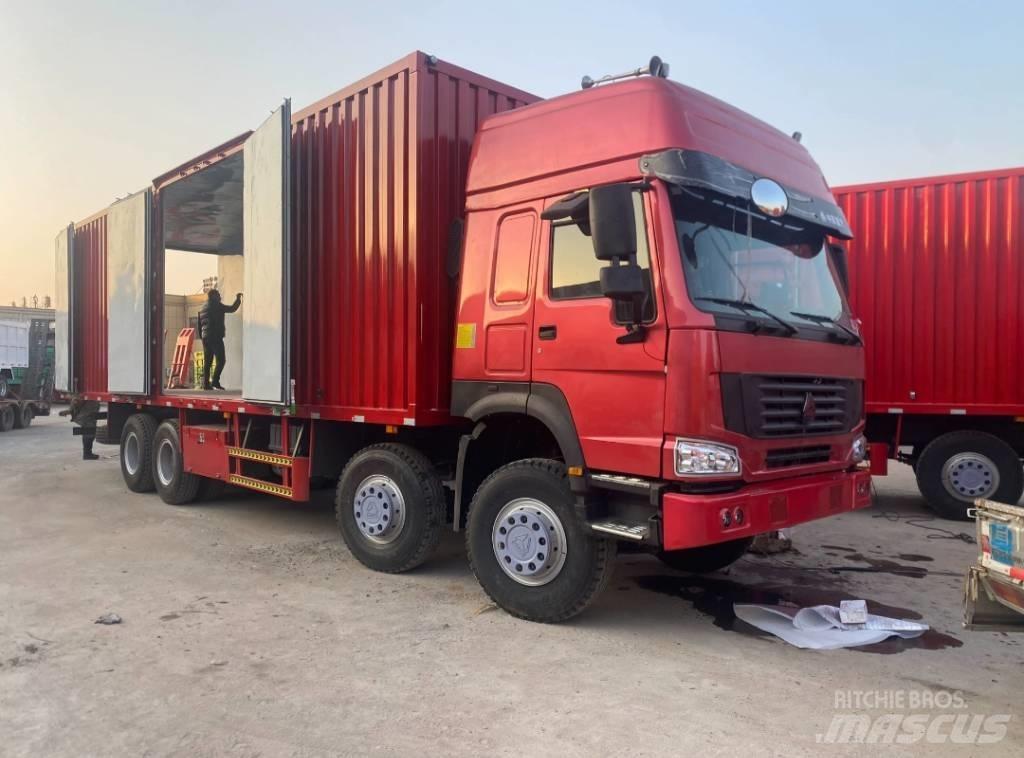 Howo 371 Van Body Trucks