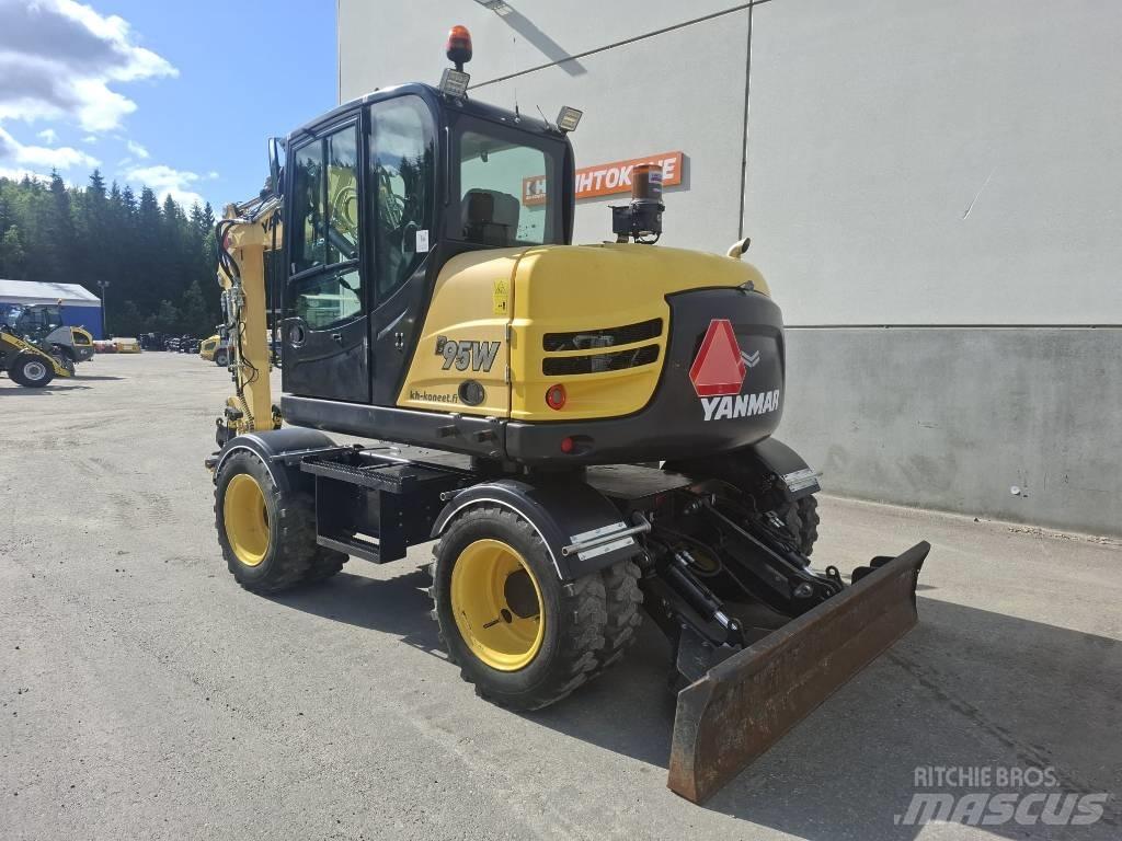 Yanmar B 95 W Wheeled excavators