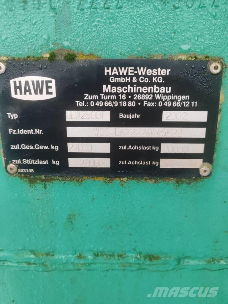 Hawe ULW 2500T Grain / Silage Trailers