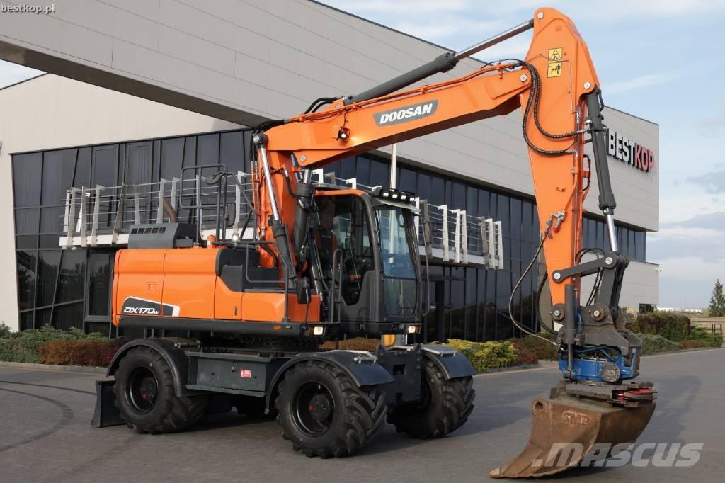 Doosan DX170W-5 Wheeled excavators