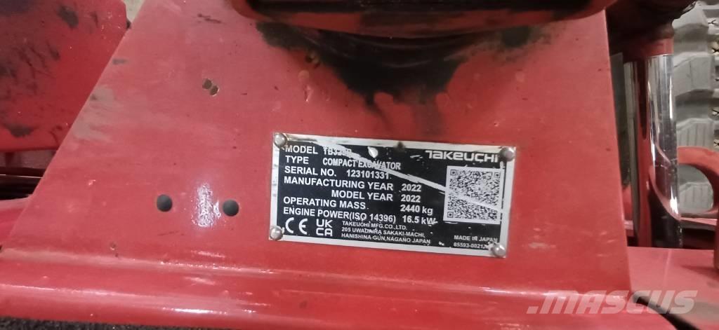 Takeuchi TB 325 R Mini excavators < 7t