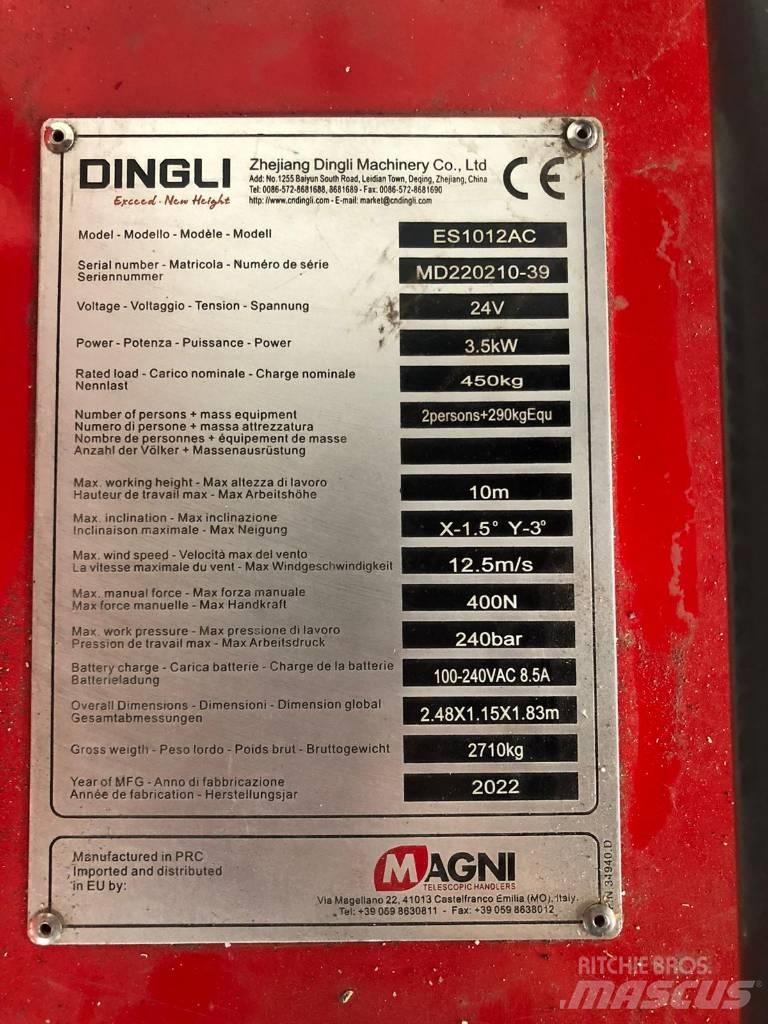 Magni ES 1012 AC Scissor lifts