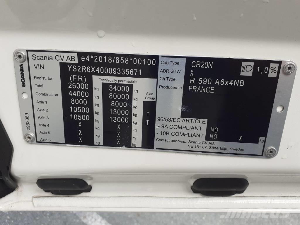 Scania R 590 V8 6x4 Truck Tractor Units