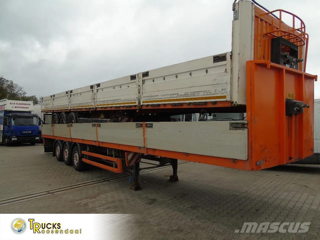 Samro 3 AXLE BPW Flatbed/Dropside semi-trailers