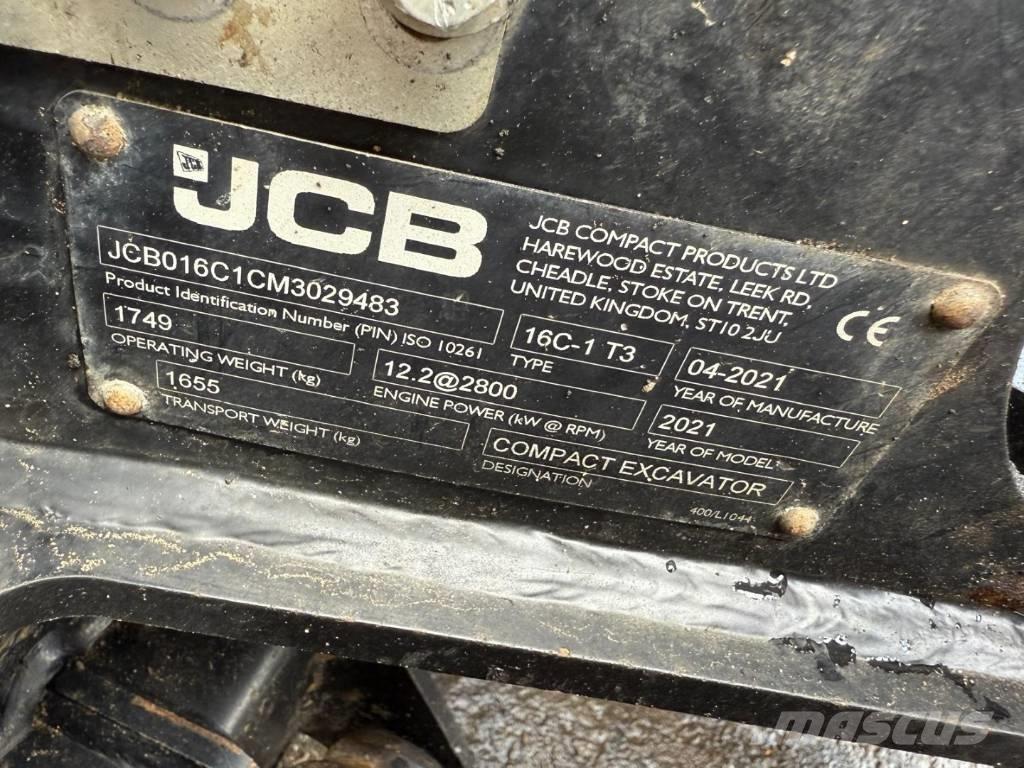 JCB 16 C-1 Mini excavators < 7t